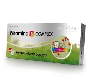 Витамины группы В, Vitamin B-Complex, Activlab  60капс (36108023)