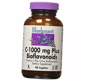 Витамин С с Биофлавоноидами, C 1000 plus Bioflavonoids, Bluebonnet Nutrition  90каплет (36393052)