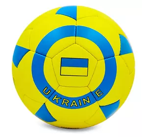 Мяч футбольный Ukraine FB-0047-767 Ballonstar  №5 Желто-синий (57566139)