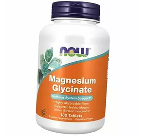 Магний Глицинат, Magnesium Glycinate, Now Foods  180таб (36128418)