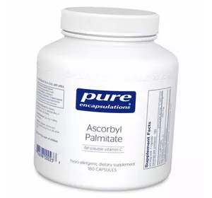 Аскорбил Пальмитат, Витамин С, Ascorbyl Palmitate, Pure Encapsulations  180капс (36361086)