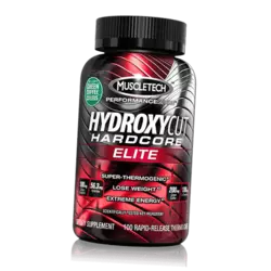 Комплекс для похудения с быстрым высвобождением, Hydroxycut Hardcore Elite, Muscle Tech  100капс (02098002)