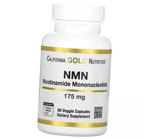 Никотинамидмононуклеотид, NMN Nicotinamide Mononucleotide 175, California Gold Nutrition  60вегкапс (72427010)