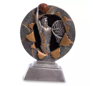 Статуэтка наградная Баскетбол C-4793     Серебряно-желтый (33429101)