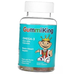 Омега 3 для детей, Omega-3 for Kids, GummiKing  60таб (67536001)