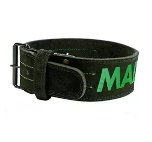 Пояс для тяжелой атлетики MFB-301 MadMax  XL Черно-зеленый (34626008)