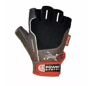 Перчатки для фитнеса и тяжелой атлетики Woman’s Power PS-2570 Power System  XS Черно-красный (07227009)