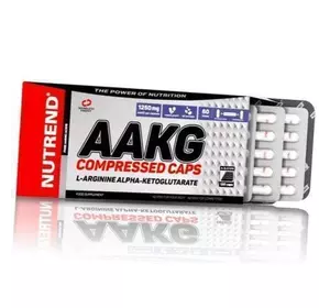 L Аргинин Альфа Кетоглутарат, AAKG Compressed, Nutrend  120капс (27119008)