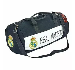 Сумка для тренировок с символикой GA-5633 Zelart   Черно-белый Real Madrid (39363003)