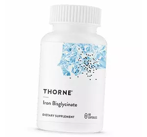 Бисглицинат Железа, Iron Bisglycinate, Thorne Research  60капс (36357018)