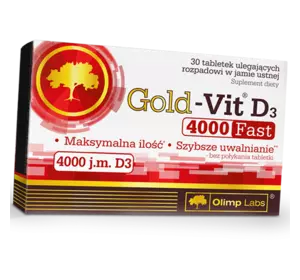 Витамин Д3, Gold Vit D3 Fast 4000, Olimp Nutrition  30таб (36283118)