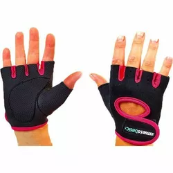 Перчатки спортивные для фитнеса Basics BC-893 FDSO  L Черно-розовый (07508099)