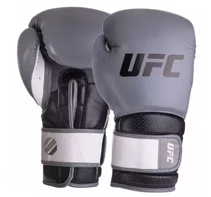 Перчатки боксерские Pro Training UHK-69996 UFC  18oz Серо-черный (37512079)