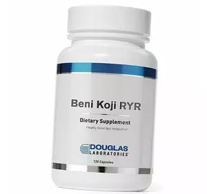 Ферментированный Красный дрожжевой рис, Beni-Koji RYR, Douglas Laboratories  120капс (71414008)