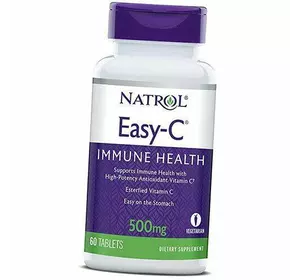Витамин С, Аскорбиновая кислота, Easy-C Immune Health, Natrol  60таб (36358060)