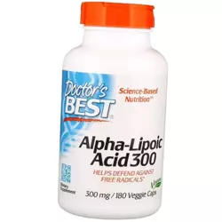 Альфа Липоевая кислота в капсулах, Alpha-Lipoic Acid 300, Doctor's Best  180вегкапс (70327004)