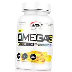 Омега-3, Omega-3, Genius Nutrition  90гелкапс (67562001)