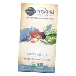 Органические Витамины для мужчин, MyKind Organics Men's Multi, Garden of Life  120вегтаб (36473021)