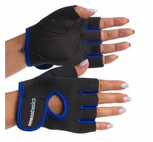 Перчатки спортивные для фитнеса Basics BC-893   XL Черно-синий (07508099)