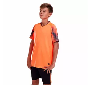 Форма футбольная детская LD-M8608B Lingo  S Оранжево-черный (57506049)