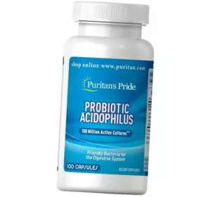 Пробиотик Ацидофилус, Probiotic Acidophilus, Puritan's Pride  250капс (69367008)