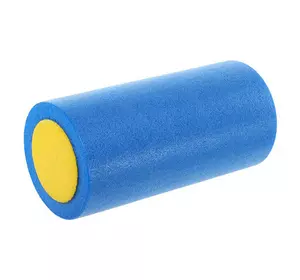 Роллер для йоги и пилатеса гладкий FI-9327-30 FDSO    Сине-желтый (33508353)
