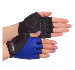 Перчатки для фитнеса BC-3787 Zelart  XS Черно-синий (07363004)