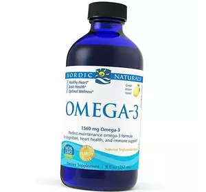 Омега 3 жидкий, Omega-3 Liquid, Nordic Naturals  237мл Лимон (67352017)