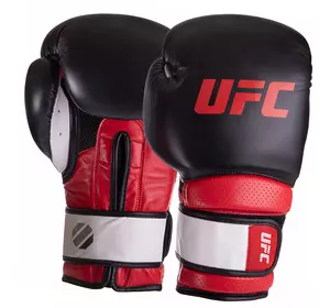 Перчатки боксерские Pro Training UHK-69992 UFC  18oz Красно-черный (37512075)