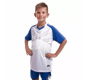 Форма футбольная детская LD-M8601B Lingo  2XS Бело-синий (57506050)