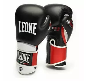 Боксерские перчатки Leone Tecnico Leone 1947  10oz Черно-белый (37333012)