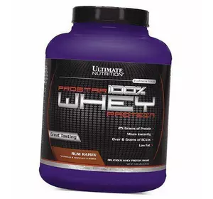 Сывороточный протеин, ProStar Whey, Ultimate Nutrition  2390г Ром с изюмом (29090004)