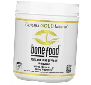 Морской коллаген с Гиалуроновой кислотой и витаминами, Bone Food, California Gold Nutrition  411г (68427007)