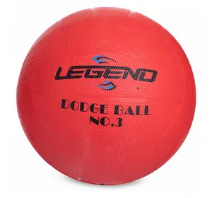 Мяч Dodgeball для игры в вышибалу DB-3284 Legend   Красный (59363001)