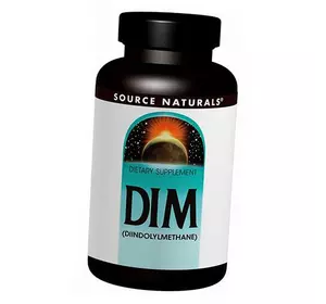 Дииндолилметан, DIM 100, Source Naturals  60таб (72355035)