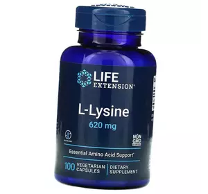 Лизин, L-Lysine 620, Life Extension  100вегкапс (27346002)