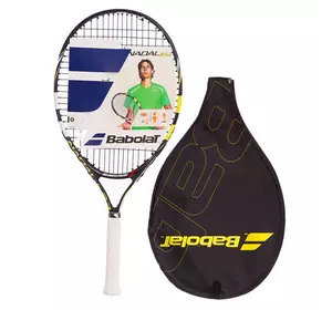 Ракетка для большого тенниса юниорская 140132-142    Черно-желтый (60495040)
