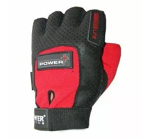 Перчатки для фитнеса и тяжелой атлетики Power Plus PS-2500 Power System  M Черно-красный (07227006)