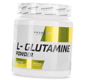 Глютамин, L-Glutamine powder, Progress Nutrition  500г Без вкуса (32461001)
