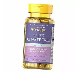 Витекс священный, Vitex Chaste Tree 400, Puritan's Pride  100капс (71367016)