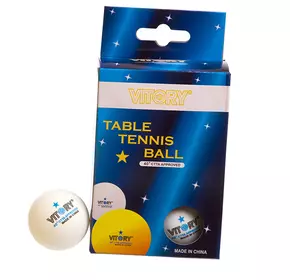 Набор мячей для настольного тенниса Vitory MT-1891 FDSO   Белый 6шт (60508469)