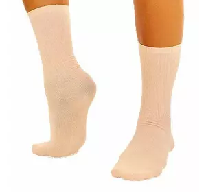 Носки для гимнастики и танцев CO-6261 Zelart  XS Светло-бежевый (06363037)