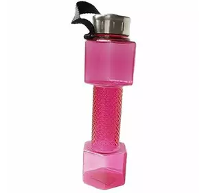 Бутылка для воды Гантель FI-7153   600мл Розовый (09429015)