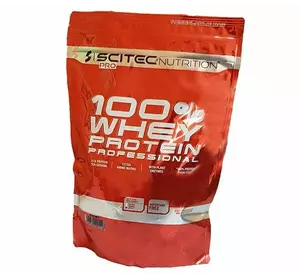 Сывороточный Протеин с пищеварительными ферментами, 100% Whey Protein Prof, Scitec Nutrition  500г Белый шоколад с клубникой (29087010)