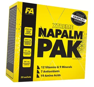 Мультивитаминный комплекс, Napalm Pak, Fitness Authority  30пакетов (36113015)