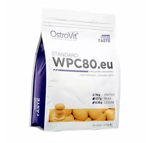 Концентрат Сывороточного Протеина, WPC80.eu standart, Ostrovit  2270г Бисквит (29250004)