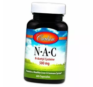 Н-Ацетилцистеин, NAC 500, Carlson Labs  60капс (70353002)