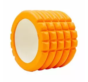Роллер для йоги и пилатеса Mini FI-5716 FDSO   10см Оранжевый (33508032)