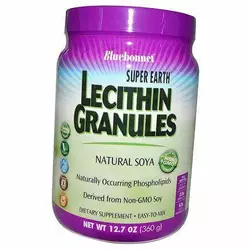 Лецитин соевый, Lecithin Granules, Bluebonnet Nutrition  360г (72393002)