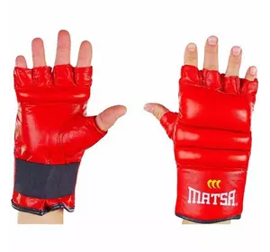 Перчатки боевые ME-0158  Matsa  L Красный (37240004)